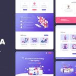 دانلود قالب سایت Oxana - قالب دیجیتال مارکتینگ حرفه ای HTML