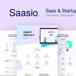 دانلود قالب سایت تک صفحه ای و چند منظوره SaaSio دانلود قالب المنتور Saasio - پوسته استارت آپ و شرکتی وردپرس