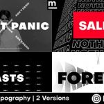 دانلود پروژه افتر افکت Social Typography Opener