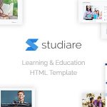 دانلود قالب سایت Studiare - قالب دانشگاهی و آزمون آنلاین HTML5