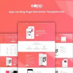 دانلود قالب المنتور eApp - پوسته صفحه فرود و تکنولوژی وردپرس
