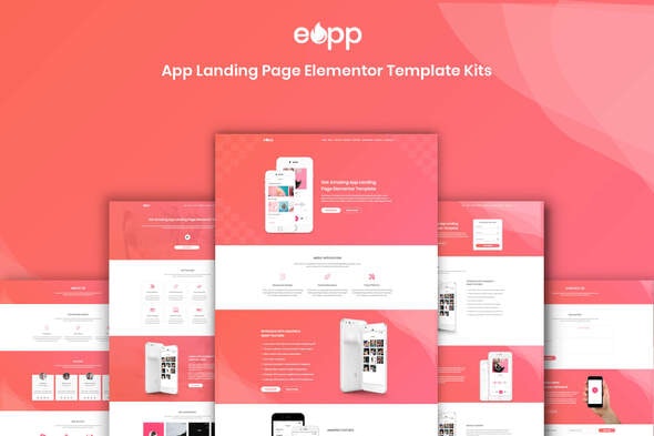 دانلود قالب المنتور eApp - پوسته صفحه فرود و تکنولوژی وردپرس