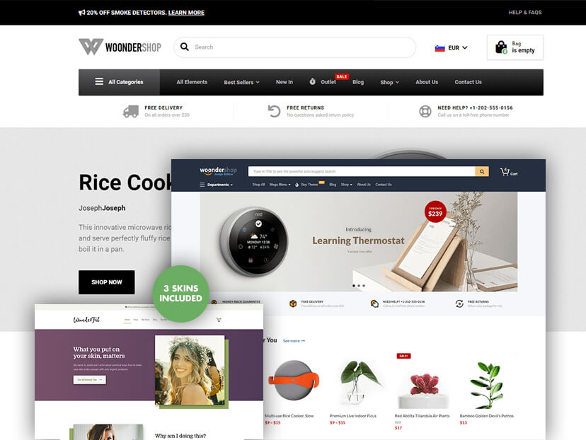 دانلود قالب وردپرس WoonderShop - پوسته فروشگاهی چند منظوره ووکامرس