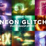دانلود اکشن فتوشاپ Neon Glitch