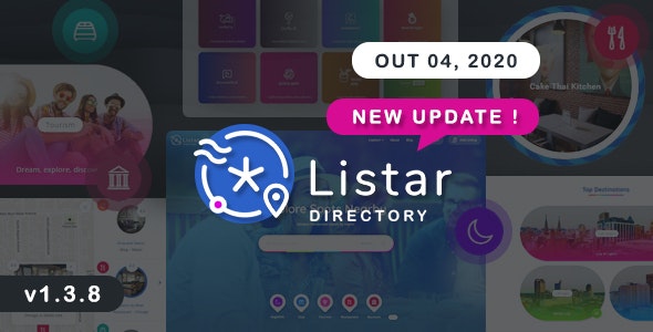 دانلود قالب وردپرس Listar - پوسته دایرکتوری حرفه ای و پیشرفته وردپرس
