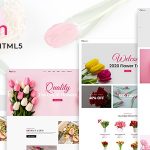 دانلود قالب سایت FloSun - قالب فروشگاه گلفروشی آنلاین HTML5
