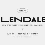 دانلود فونت انگلیسی پرمیوم Glendale
