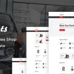 دانلود قالب سایت Aments - قالب فروشگاهی لوازم یدکی خودرو HTML