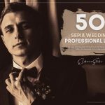 دانلود پریست لایت روم 50 Sepia Wedding LUTs Pack