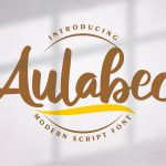 دانلود فونت انگلیسی Aulabec