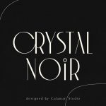 دانلود فونت انگلیسی Crystal Noir