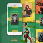 دانلود قالب و تمپلیت آماده پست و استوری اینستاگرام End the Future