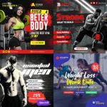 دانلود پروژه افتر افکت Minimal Promo Slideshows Pack دانلود پروژه افتر افکت Fitness Promo Instagram Post