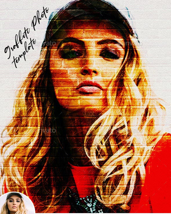 دانلود فایل لایه باز افکت و تمپلیت Graffiti Effects