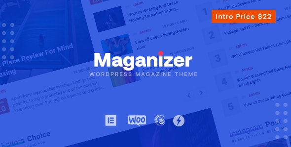 دانلود قالب وردپرس Maganizer - پوسته مجله آنلاین مدرن و خلاقانه وردپرس