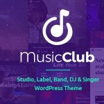 دانلود قالب وردپرس Music Club - پوسته موسیقی و سرگرمی وردپرس