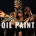 دانلود فایل لایه باز Oil Painting Photo Effect