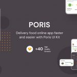 دانلود UI Kit اپلیکیشن و پلتفرم Video Sharing Platform دانلود UI Kit اپلیکیشن موبایل Poris - اپلیکیشن تحویل آنلاین غذا