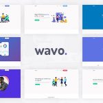 دانلود قالب سایت Wavo - قالب صفحه فرود و استارت آپ بوت استرپ
