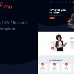 دانلود قالب نمونه کار لایه باز HireMe
