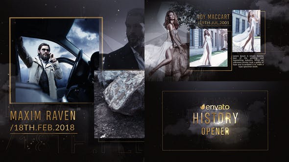 دانلود پروژه افتر افکت History Opener