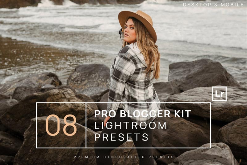 دانلود پریست لایت روم 8 Pro Blogger Kit