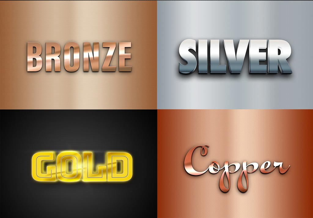 دانلود اکشن فتوشاپ جنگیری Exorcism دانلود موکاپ و استایل لایه باز Metal Text Effects