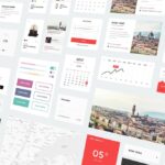 دانلود طرح لایه باز رابط کاربری Awesome Web UI KIt