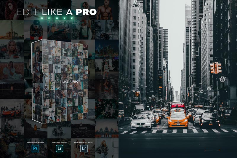 دانلود اکشن فتوشاپ و پریست لایت روم Edit Like A PRO