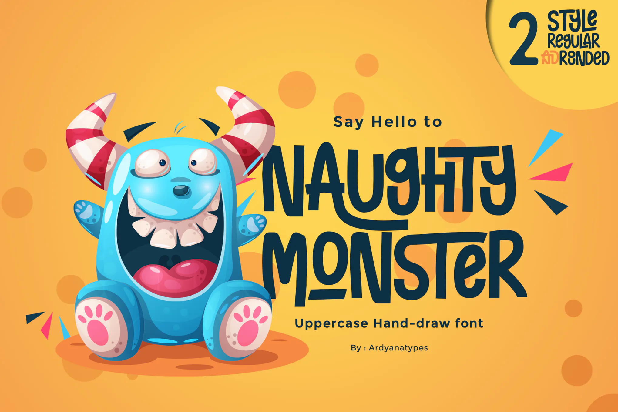 دانلود فونت انگلیسی Beatrix – A Display Font دانلود فونت انگلیسی Naughty Monster