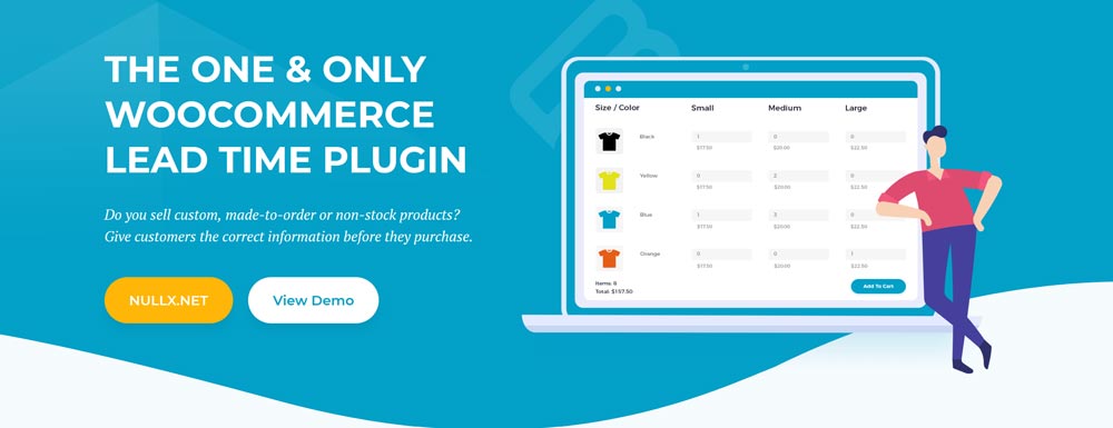 دانلود افزونه وردپرس WooCommerce Lead Time