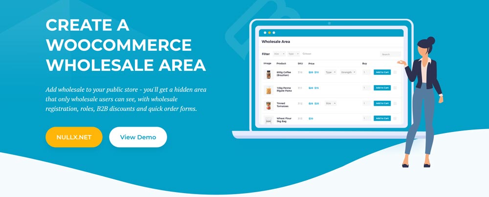 دانلود افزونه وردپرس WooCommerce Wholesale Pro