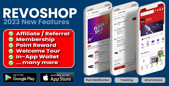 دانلود سورس کد فلاتر RevoSHOP