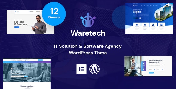 قالب IT چند منظوره وردپرس Waretech