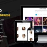 قالب نمونه کار راست چین Kudo وردپرس