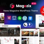 قالب مجله خبری راست چین وردپرس Magezix