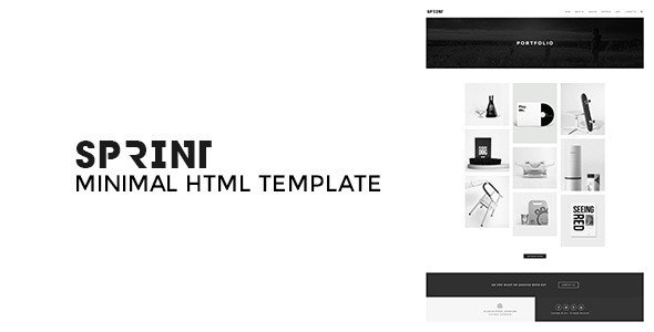 342228941721269649 دانلود قالب HTML نمونه کار و مینیمال Sprint