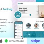دانلود قالب Vue JS صفحه فرود Veluxi دانلود سورس کد موبایل SERVPRO