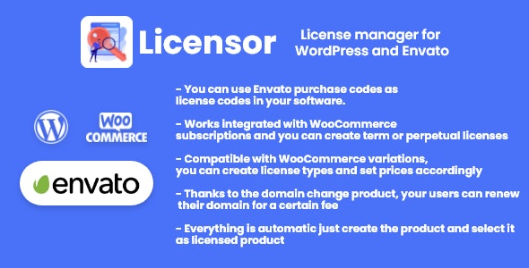 461862330710907493 دانلود افزونه مدیریت لایسنس وردپرس و ووکامرس Licensor