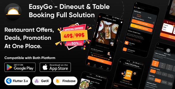دانلود سورس کد فلاتر EasyGo