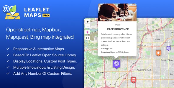 دانلود افزونه وردپرس WP Leaflet Maps Pro