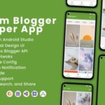 دانلود سورس کد اندروید Waller - Blogger Wallpaper App