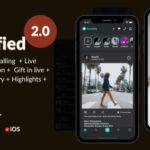 دانلود سورس اپلیکیشن فلاتر iOS و اندروید Socialified