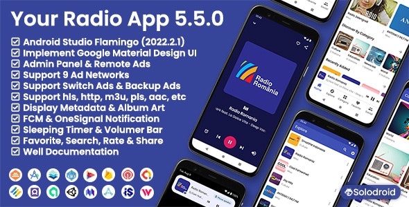 دانلود سورس اپلیکیشن اندروید Your Radio App