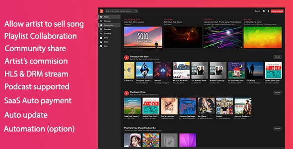 دانلود اسکریپت MusicEngine - Music Social Networking