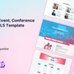 دانلود قالب HTML5 چند منظوره Uevent