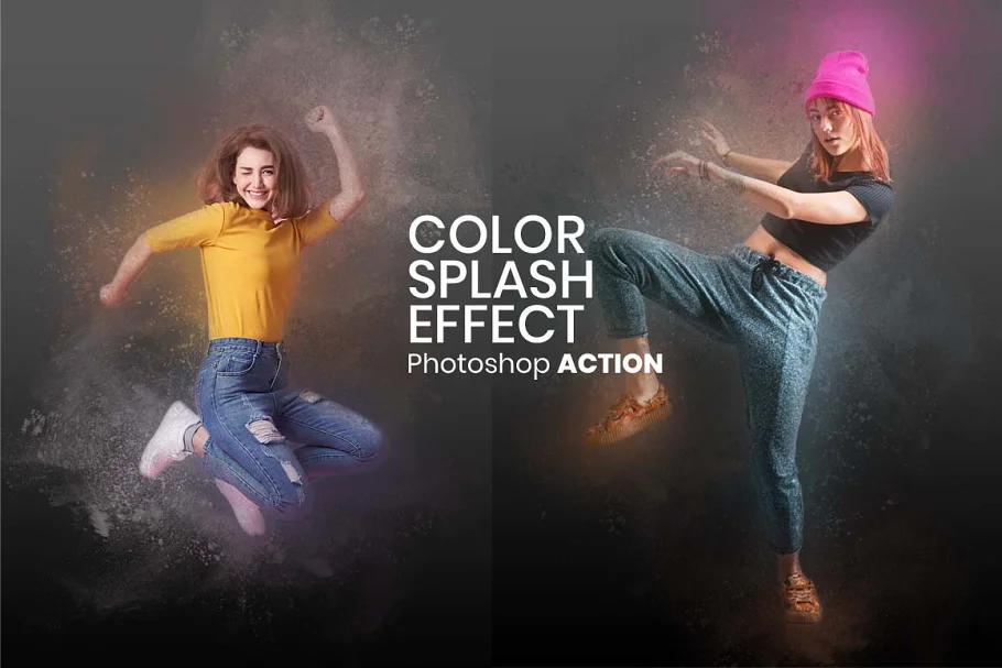 دانلود اکشن فتوشاپ Color Splash Effect