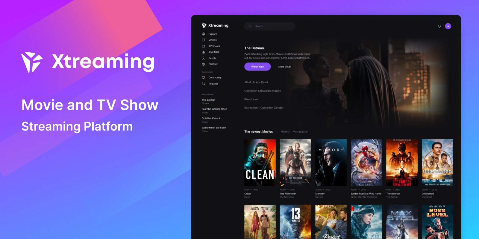 دانلود اسکریپت سایت فیلم و سریال Xtreaming