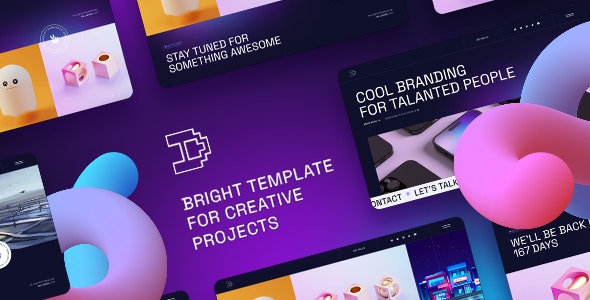 دانلود قالب Coming Soon و صفحه فرود Ackley