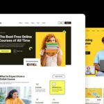 دانلود قالب صفحه فرود DAX دانلود قالب دوره آنلاین Collab